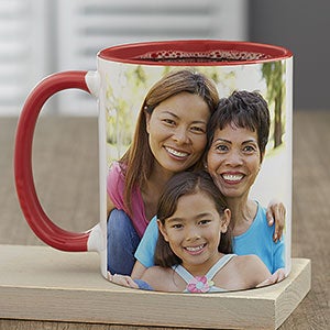 Photo Personalized Red Coffee Mug for Her - 23615-R