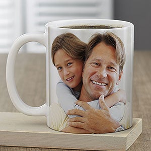 Photo Personalized White Coffee Mug for Him - 23616-S