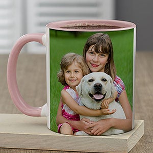 Pet Photo Personalized Pink Coffee Mug - 23618-P