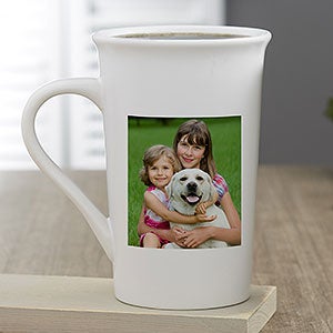 Pet Photo Personalized Tall Latte Coffee Mug - 23618-U