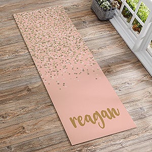 Sparkling Name Personalized Yoga Mat - 23622