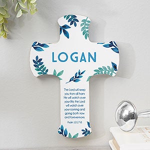 Protect Me Personalized Wall Cross - 5x7 - 23629