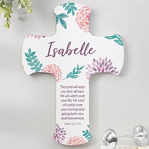 Protect Me Personalized Wall Cross- 8x12 - 23629-L