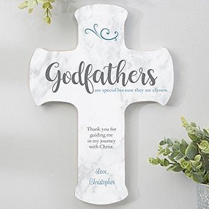 Godparents Are Special Personalized Wall Cross - 8x12 - 23630