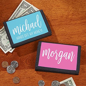 Scripty Style Personalized Kids Wallet - 23649