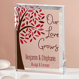 Tree Of Love Personalized Colored Keepsake - 23686