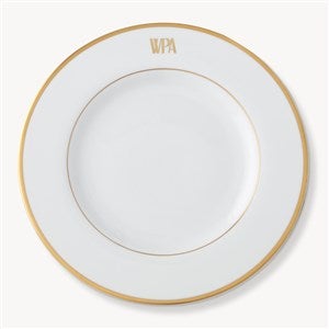 Pickard Signature Gold Monogrammed Dinner Plate - 23699D