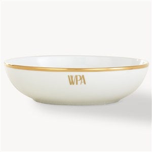 Pickard Signature Gold Monogrammed Soup Bowl - 23705D
