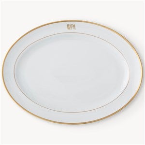 Pickard Signature Gold Monogrammed Large Platter - 23706D