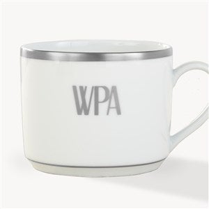 Pickard Signature Platinum Monogrammed Tea Cup - 23712D