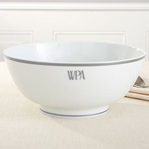 Pickard Signature Platinum Monogrammed Vegetable Bowl - 23718D