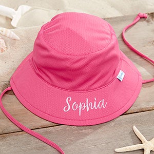 i play.® Pink Embroidered Breathable Swim & Sun Bucket Hat - 23736