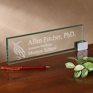 The Academic Personalized Desk Name Plate - 2376