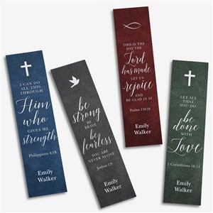 Heavenly Quotes Personalized Paper Bookmarks Set of 4 - 23779