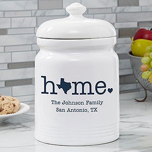 Home State Personalized Cookie Jar - 23792