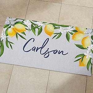 Lovely Lemons Personalized Oversized Kitchen Mat- 24x48 - 23806-O