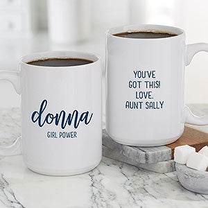 Scripty Style Personalized Coffee Mug - Large - 23818-L