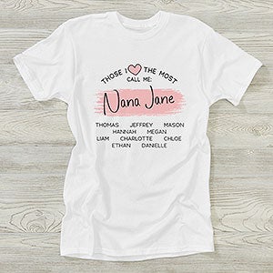My Favorite People Call Me... Personalized Hanes® Adult T-Shirt - 23896-T