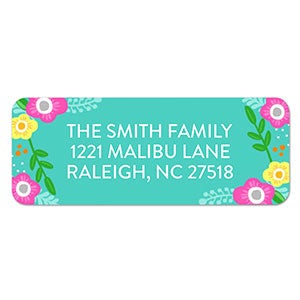 Spring Floral Return Address Labels - 23910