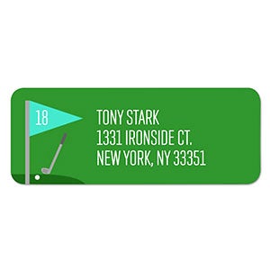 Golf Return Address Labels - 23912