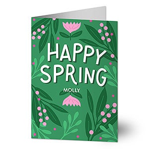 Happy Spring Tulips Greeting Card - 23975