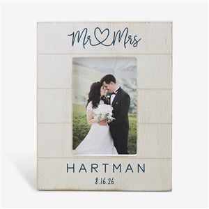 Infinite Love Personalized Wedding Shiplap Picture Frame- 4x6 Vertical - 24003-4x6V