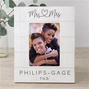 Infinite Love Personalized Wedding Shiplap Picture Frame 5x7 Vertical - 24003-5x7V