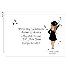 Grad Girl Party Invitation by philoSophies® - 24046