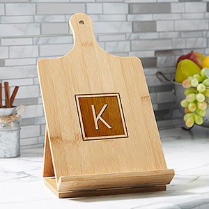 Classic Celebrations Personalized Bamboo Cookbook & Tablet Stand - 24047