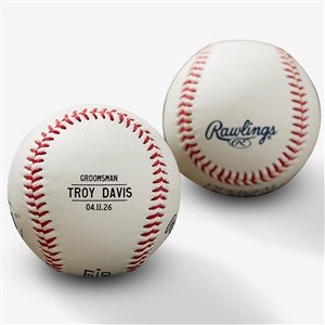 Wedding Party Personalized Rawlings Baseball - 24083