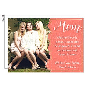 Mother's Love Is Photo Card-Premium - 24182-P