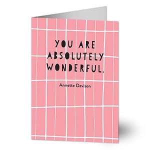 Absolutely Wonderful Wife Greeting Card - 24204