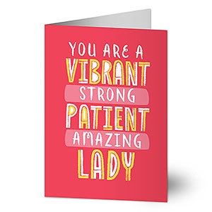 Vibrant & Strong Mother's Day Greeting Card - 24209