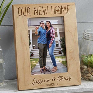 Our New Home Engraved Wood Picture Frame - 5x7 - 24271-M
