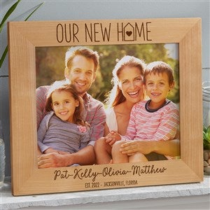 Our New Home Engraved Wood Picture Frame - 8x10 - 24271-L