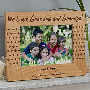 Create Your Own Engraved Horizontal Picture Frame 4x6 - 24272-SH