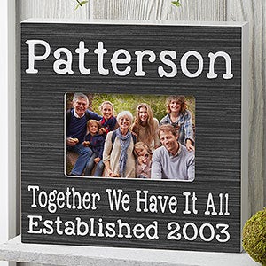 Create Your Own Custom Printed 4x6 Box Frame - Horizontal - 24273-BH