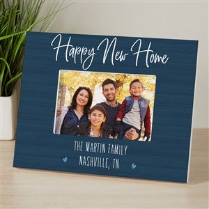 New Home Personalized Family Picture Frame - Horizontal - 24274-H