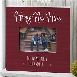 New Home Personalized Family 4x6 Box Frame - Horizontal - 24274-BH