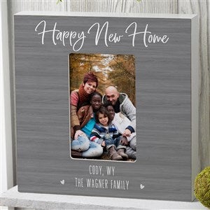 New Home Personalized Family 4x6 Box Frame - Vertical - 24274-BV