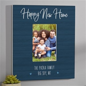 New Home Personalized Family 5x7 Wall Frame - Vertical - 24274-WV