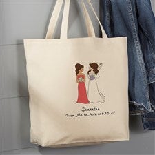 philoSophies® Bridal Party Personalized Canvas Tote Bag- 19 x 16 - 24316-L