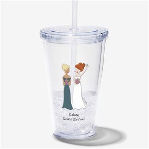 philoSophies® Bridal Party Personalized 17 oz. Acrylic Insulated Tumbler - 24317