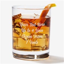 Write Your Own Engraved 14oz. Whiskey Glass - 24321-D