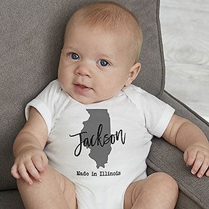 personalized onesie for baby girl