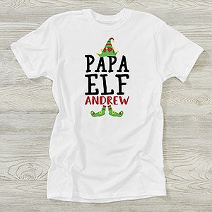 Christmas Elf Personalized Hanes® Adult T-Shirt - 24441-AT