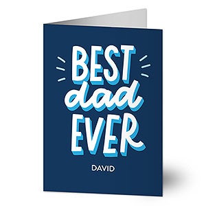 Best Dad Ever Fathers Day Greeting Card - 24467