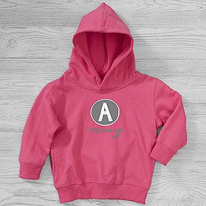 Youthful Name For Her Personalized Toddler Hooded Sweatshirt - 24489-CTHS
