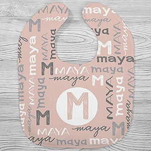Youthful Name For Her Personalized Baby Bibs - 24490-B