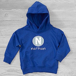 Boys Name Personalized Toddler Hooded Sweatshirt - 24494-CTHS